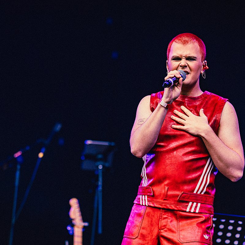 Red Sebastian at Show Up For Humanity