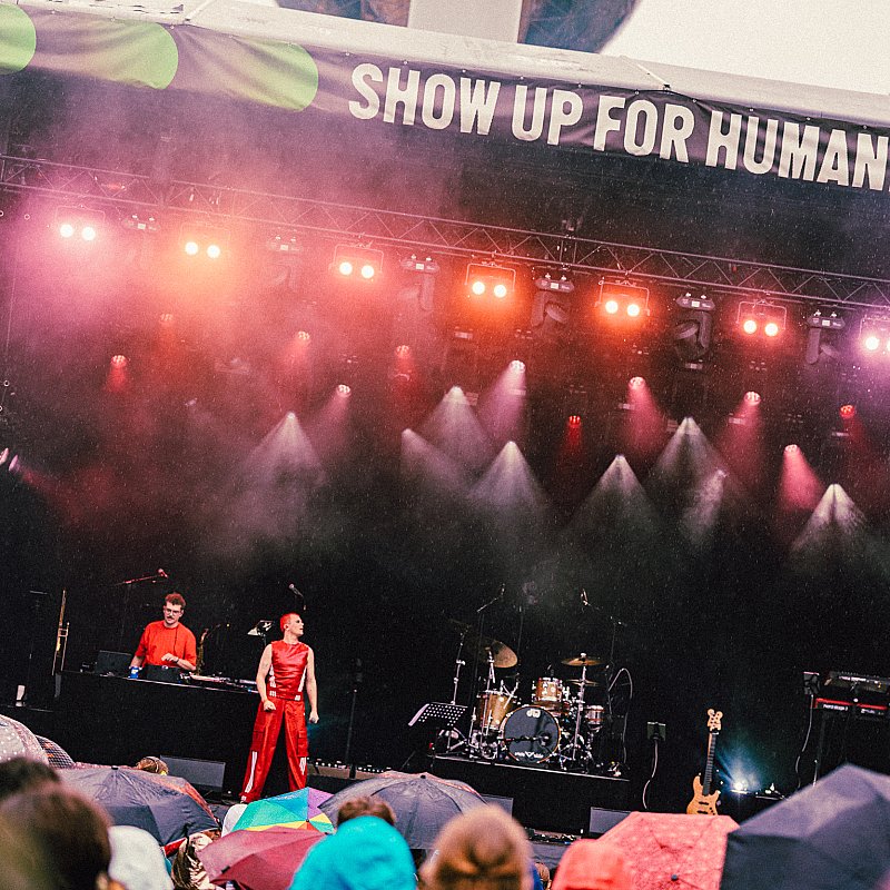 Red Sebastian at Show Up For Humanity