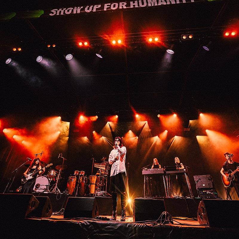 Sylvie Kreusch at Show Up For Humanity