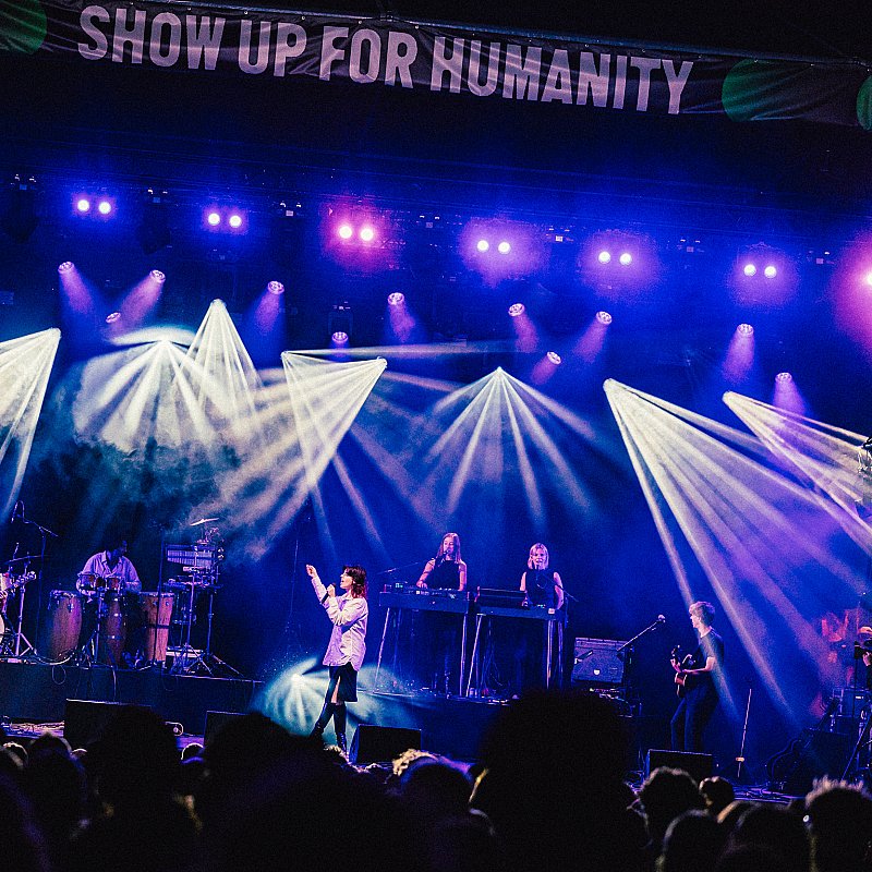 Sylvie Kreusch at Show Up For Humanity