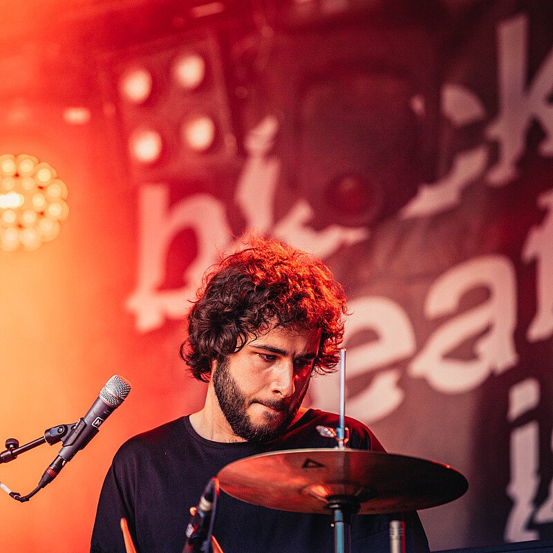 Black Leather Jacket at Boomtown 2019