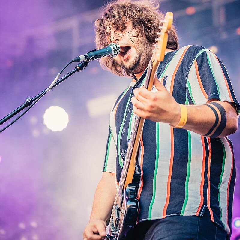 Black Leather Jacket at Boomtown 2019
