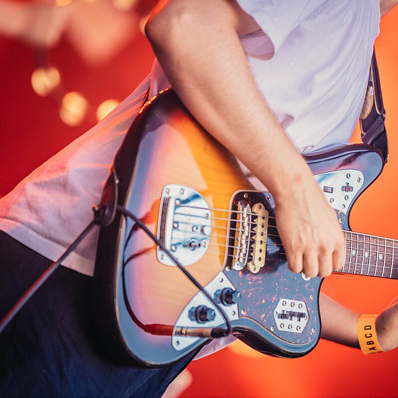 Black Leather Jacket at Boomtown 2019