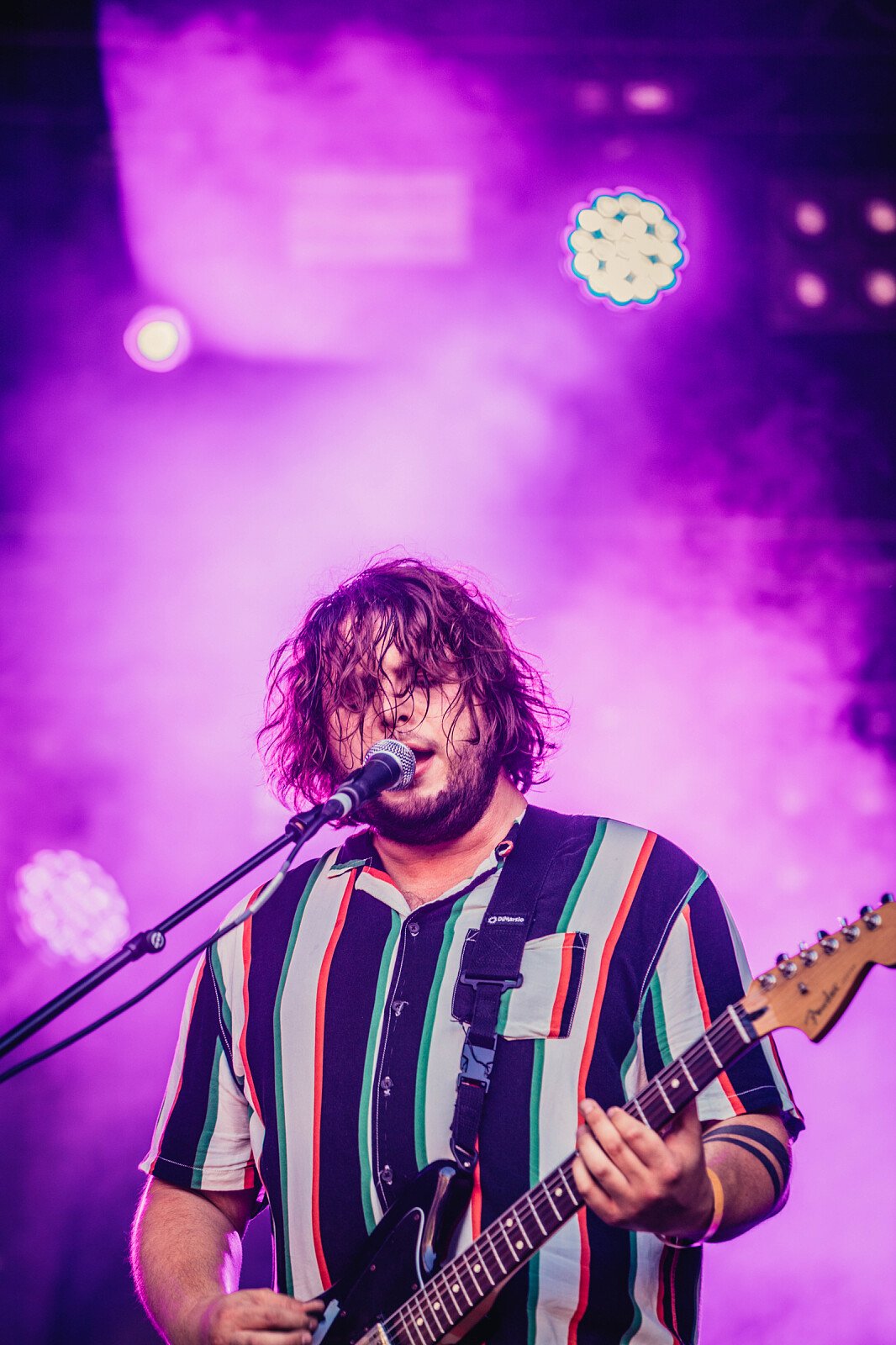 Black Leather Jacket at Boomtown 2019