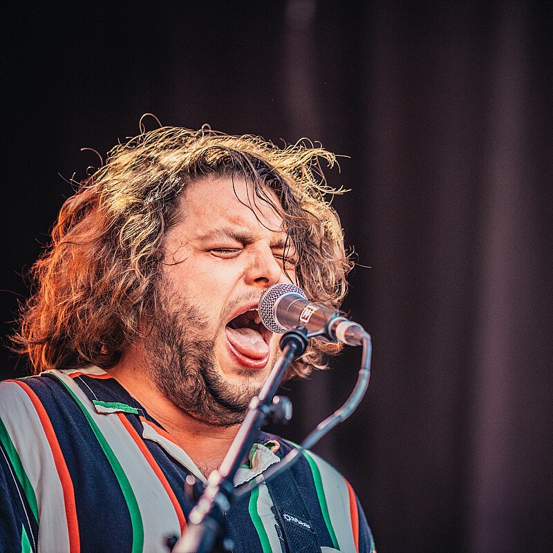 Black Leather Jacket at Boomtown 2019
