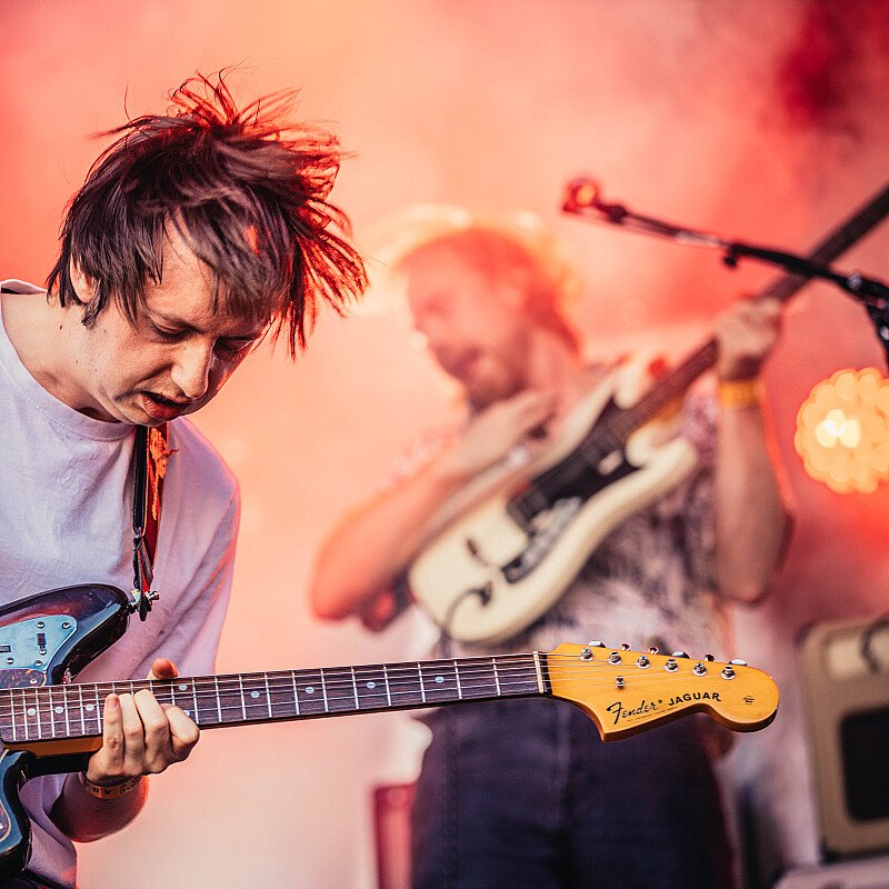 Black Leather Jacket at Boomtown 2019