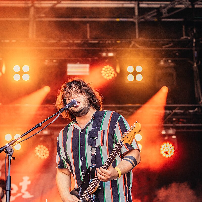 Black Leather Jacket at Boomtown 2019