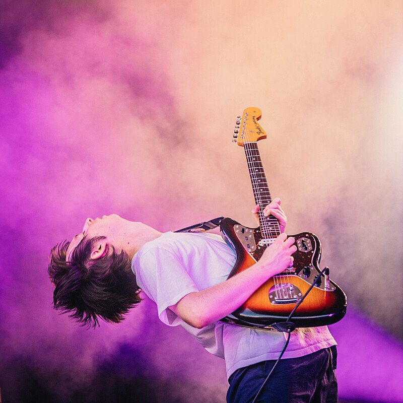 Black Leather Jacket at Boomtown 2019