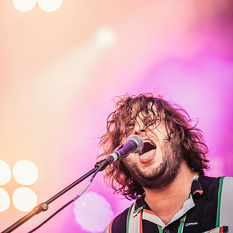 Black Leather Jacket at Boomtown 2019