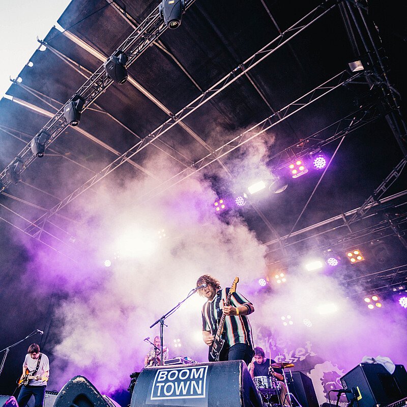 Black Leather Jacket at Boomtown 2019