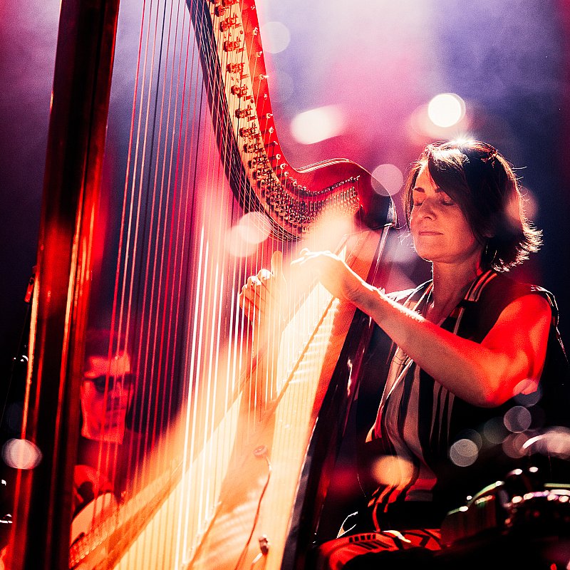 Alina Bzhezhinska & HipHarpCollective at Gent Jazz 2023