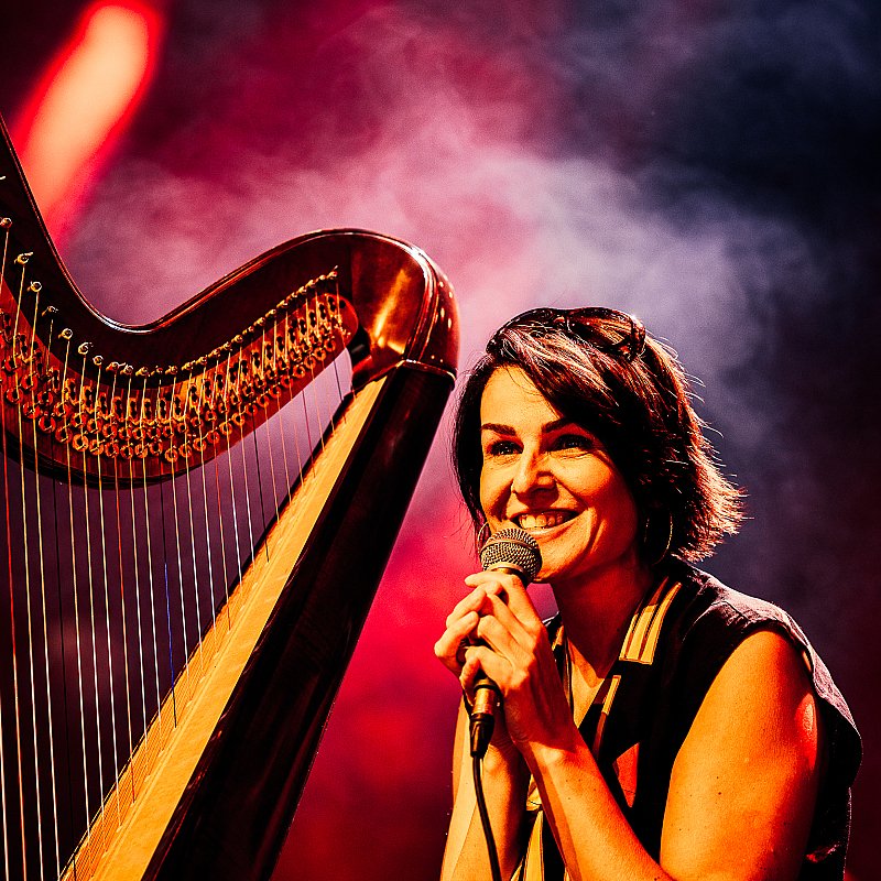 Alina Bzhezhinska & HipHarpCollective at Gent Jazz 2023