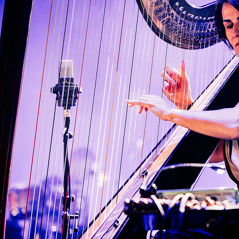Alina Bzhezhinska & HipHarpCollective at Gent Jazz 2023