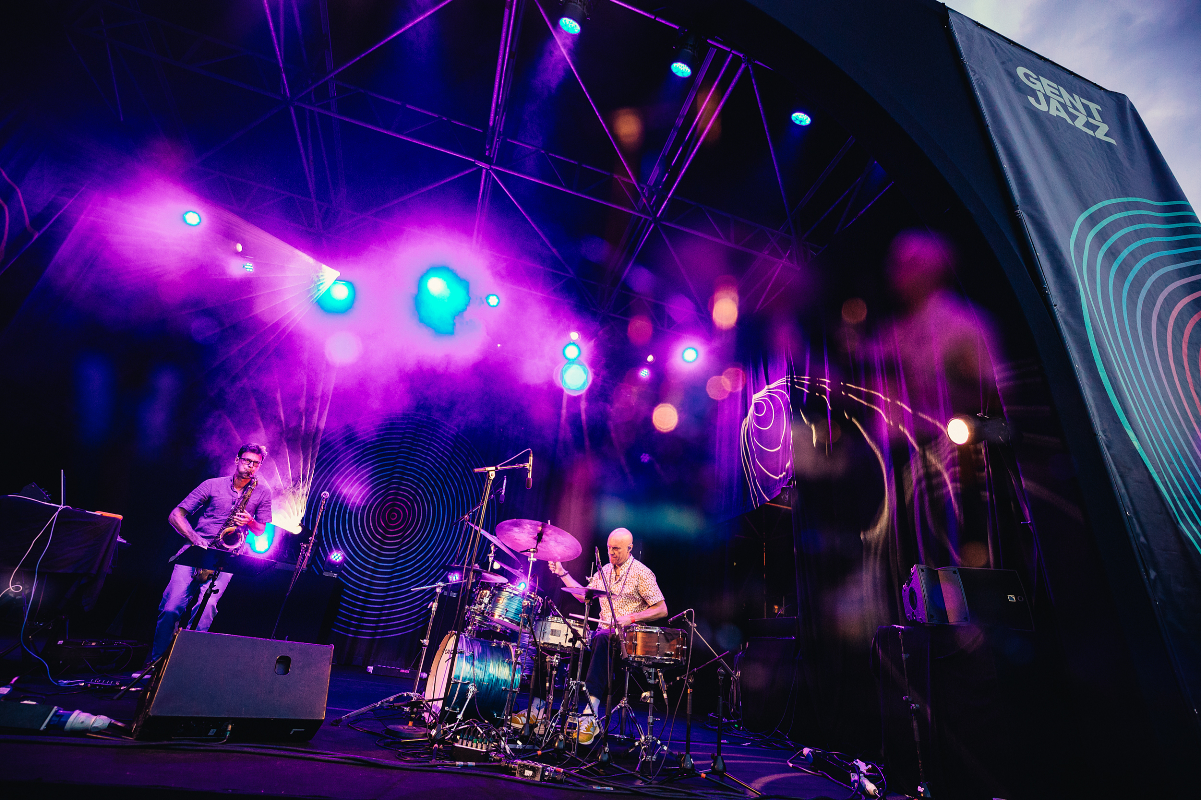 Jeroen Van Herzeele & Stephane Galland Duo at Gent Jazz 2024